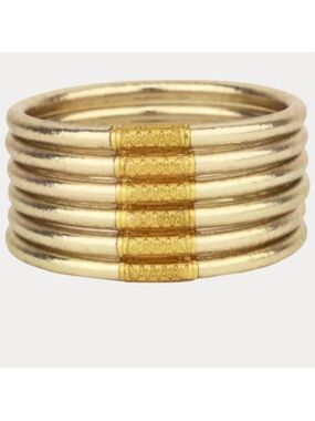 Budha Girl Bangles -authentic - Gold-- 9 all weather-size large